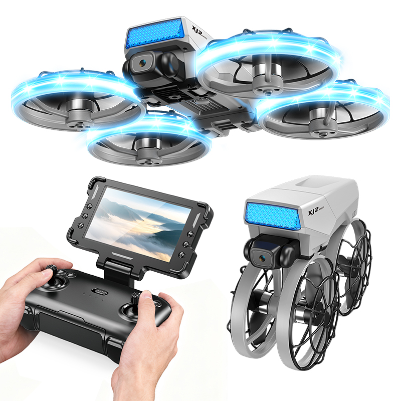 Drone Kit Tricopter - XJ2 Mini Drone Toy with 8K