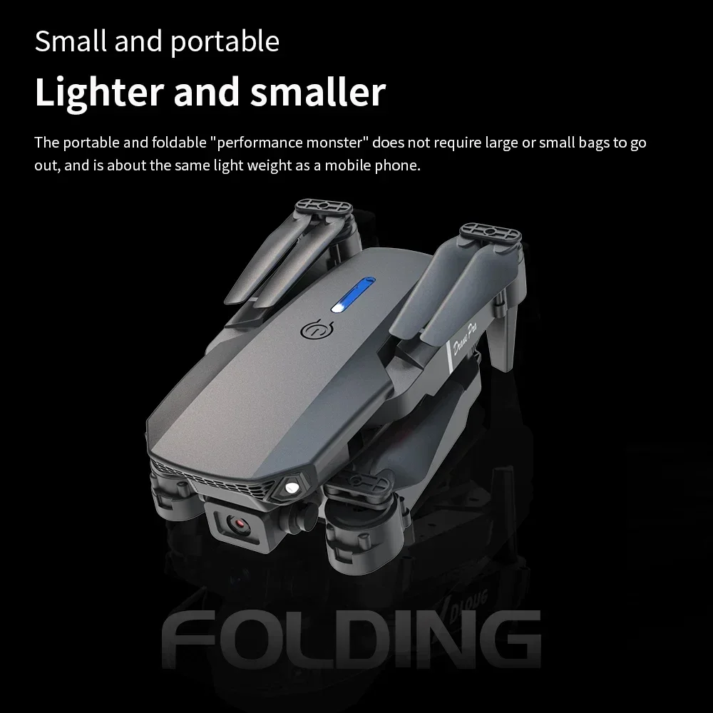 E88 Mini RC Drone Foldable  Ca - Drone Kit Tricopter review and price