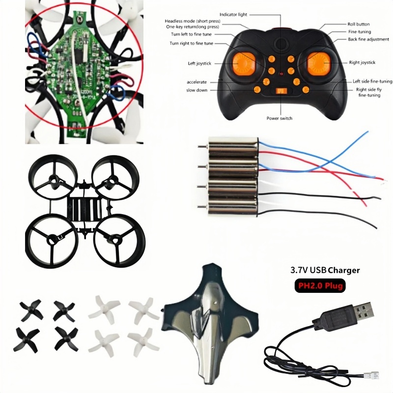 Complete DIY Drone Kit 2.4G 6A - Drone Kit Build Yourself review and price